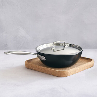 Toughened Non-Stick Chef's Pan with Pouring Spouts | Le Creuset®